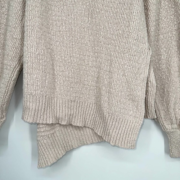 Free People Cream V-Neck Sweater - Picture 8 of 14